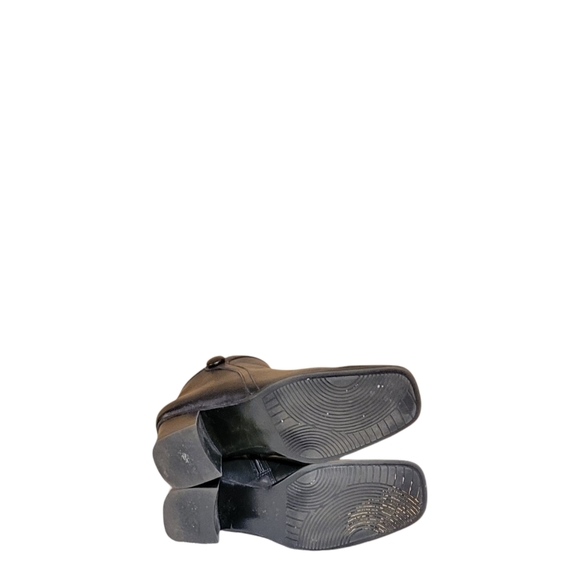 Vintage Women Black Leather Ankle Boots By White Mt. Size 8M/ Women Leather Boot - Picture 8 of 8